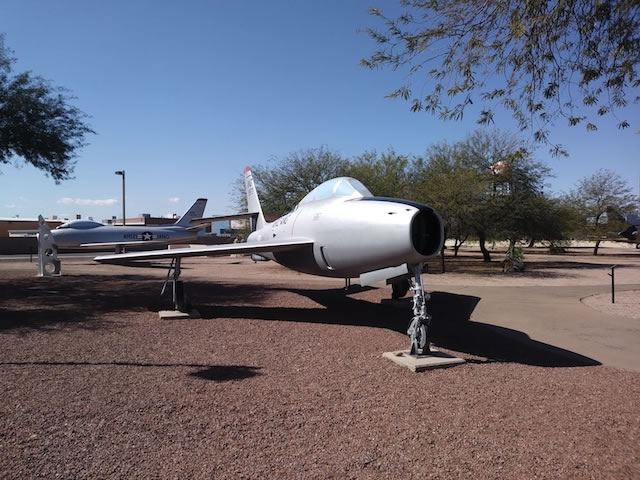 F-84F Thunderstreak, Tucson International Airport